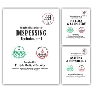Punjab Paramedical Faculty Dispenser Part-I | Books Set